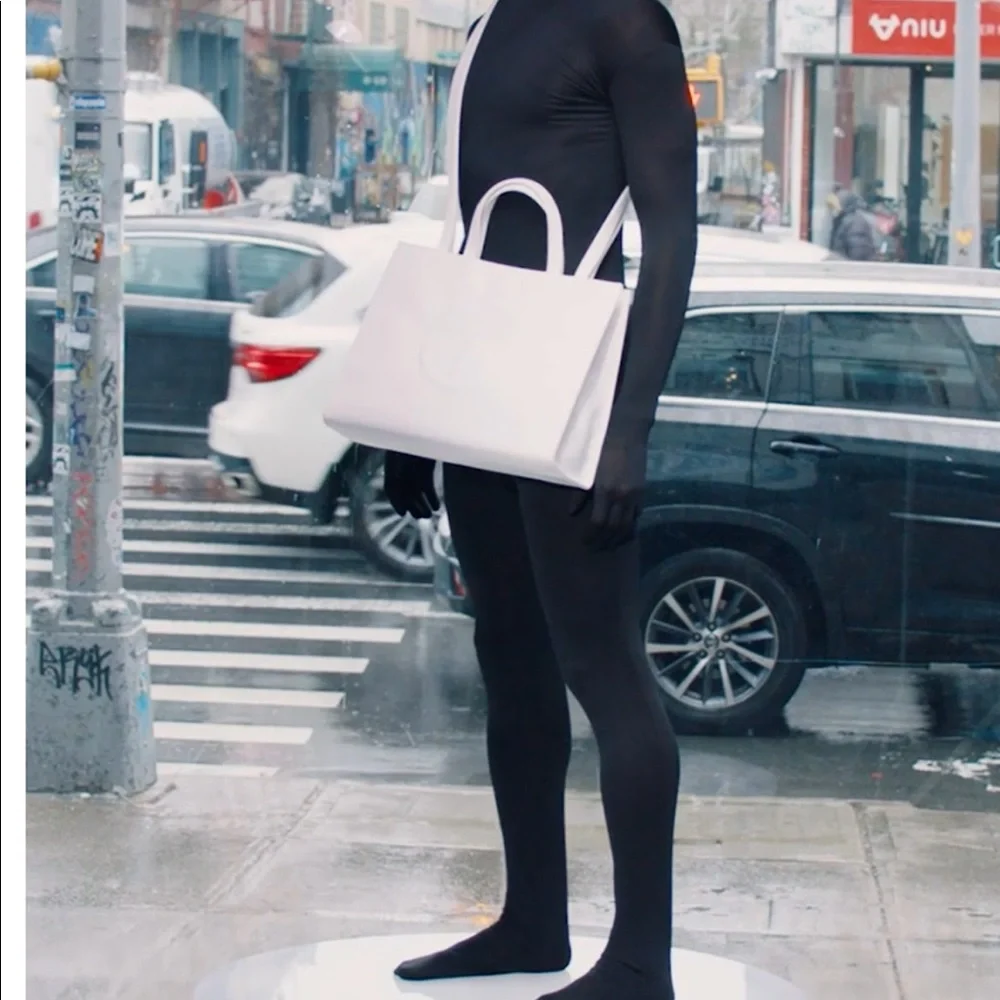 NWT Telfar Medium Shopping Bag - Drab - Picture 6 of 7